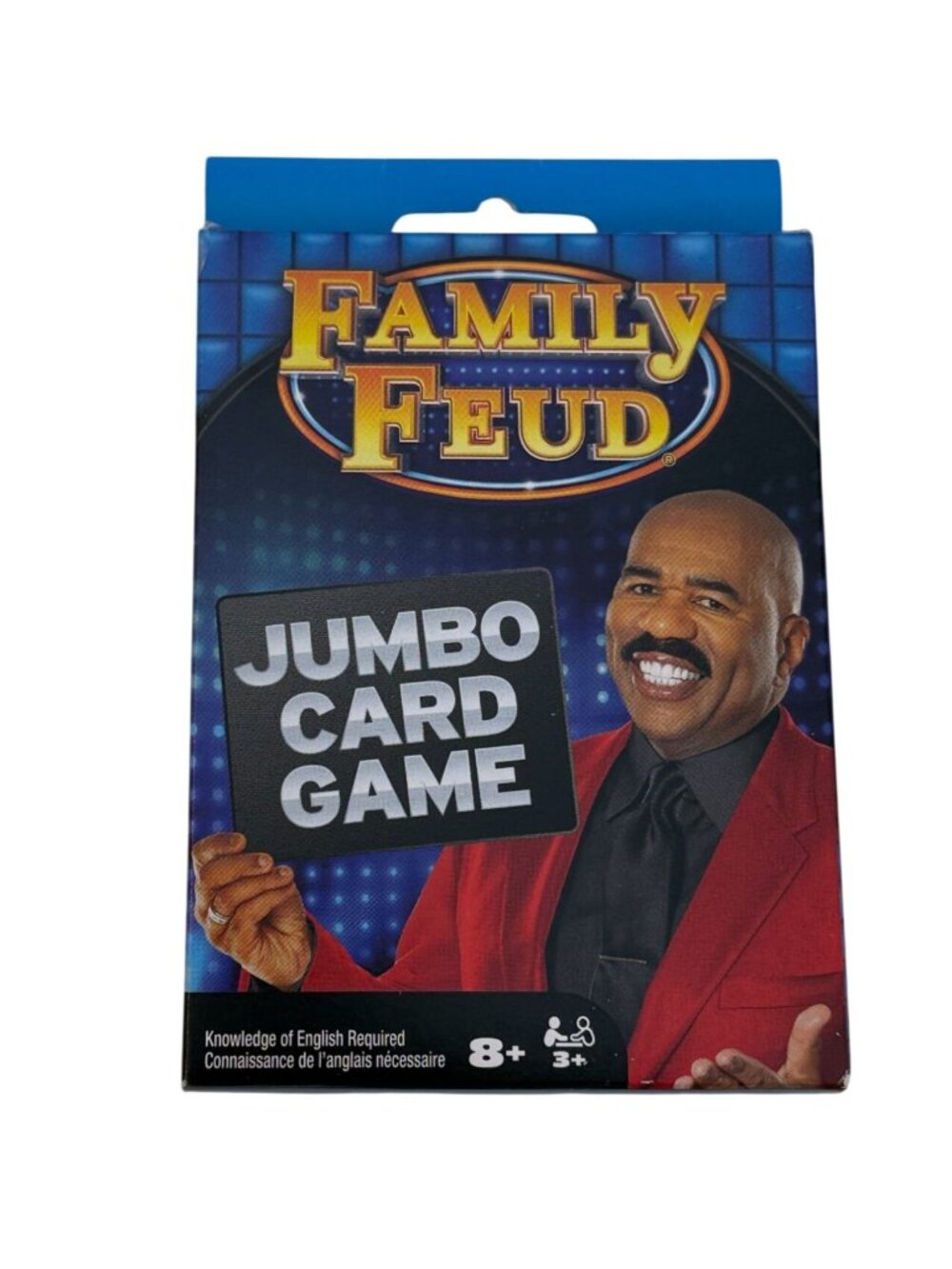 Family Feud Jumbo Card Game Steve Harvey New